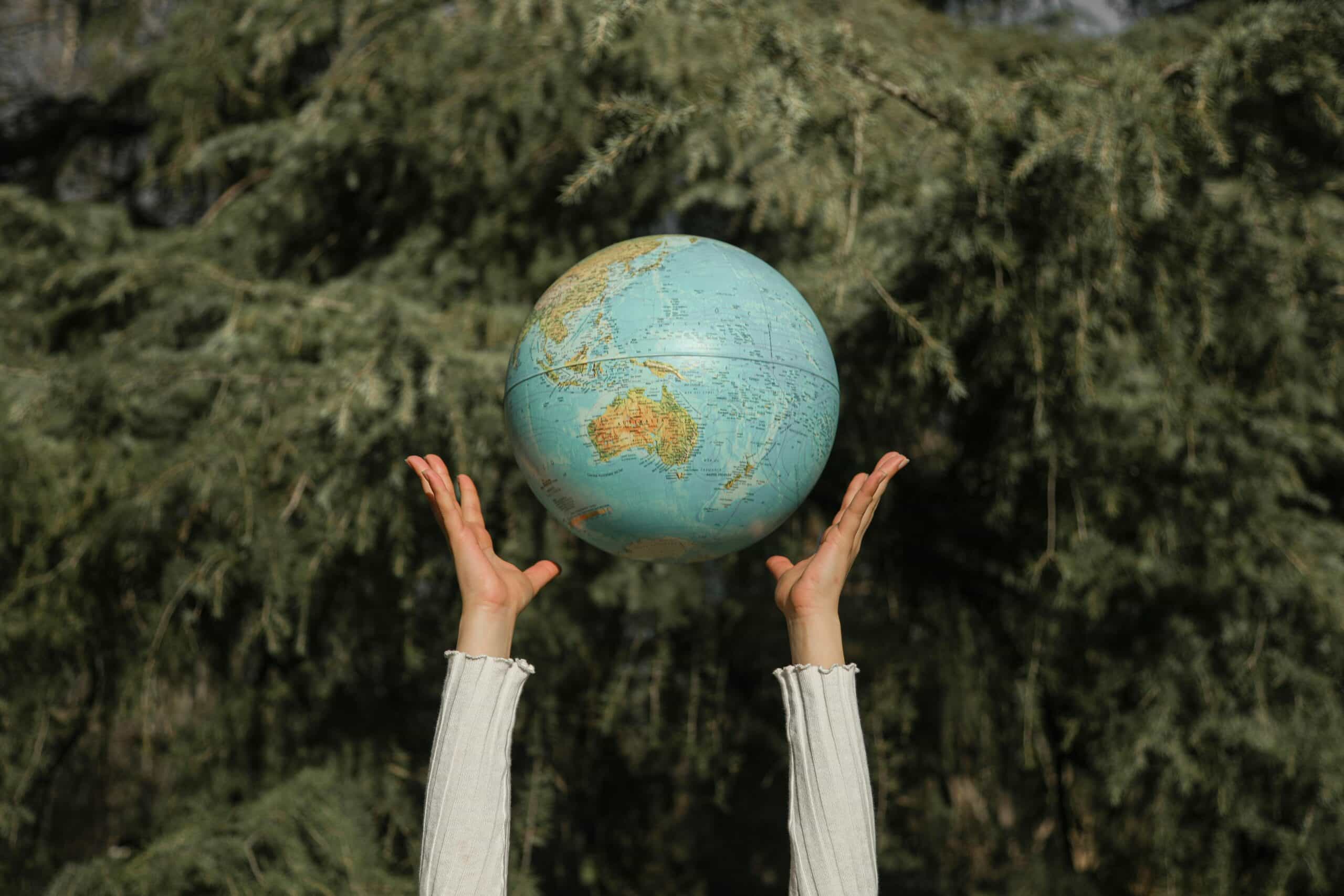 Globe and hands (2)